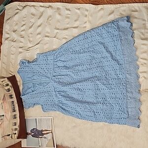 Carolina blue colored summer dress